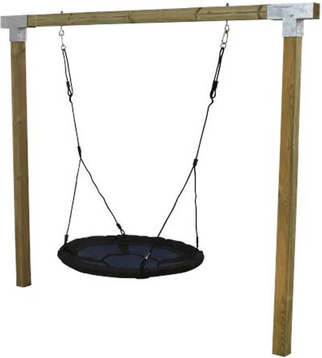 Schommelframe vuren geimpregneerd | Cubic met nestschommel